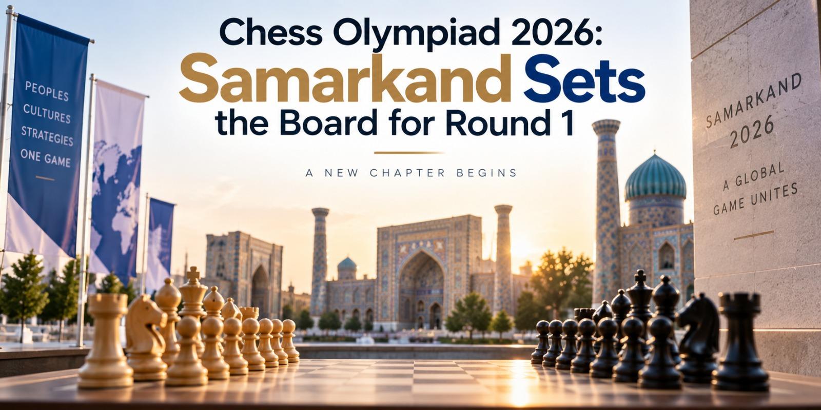 Chess Olympiad 2026: Samarkand Sets the Board for Round 1